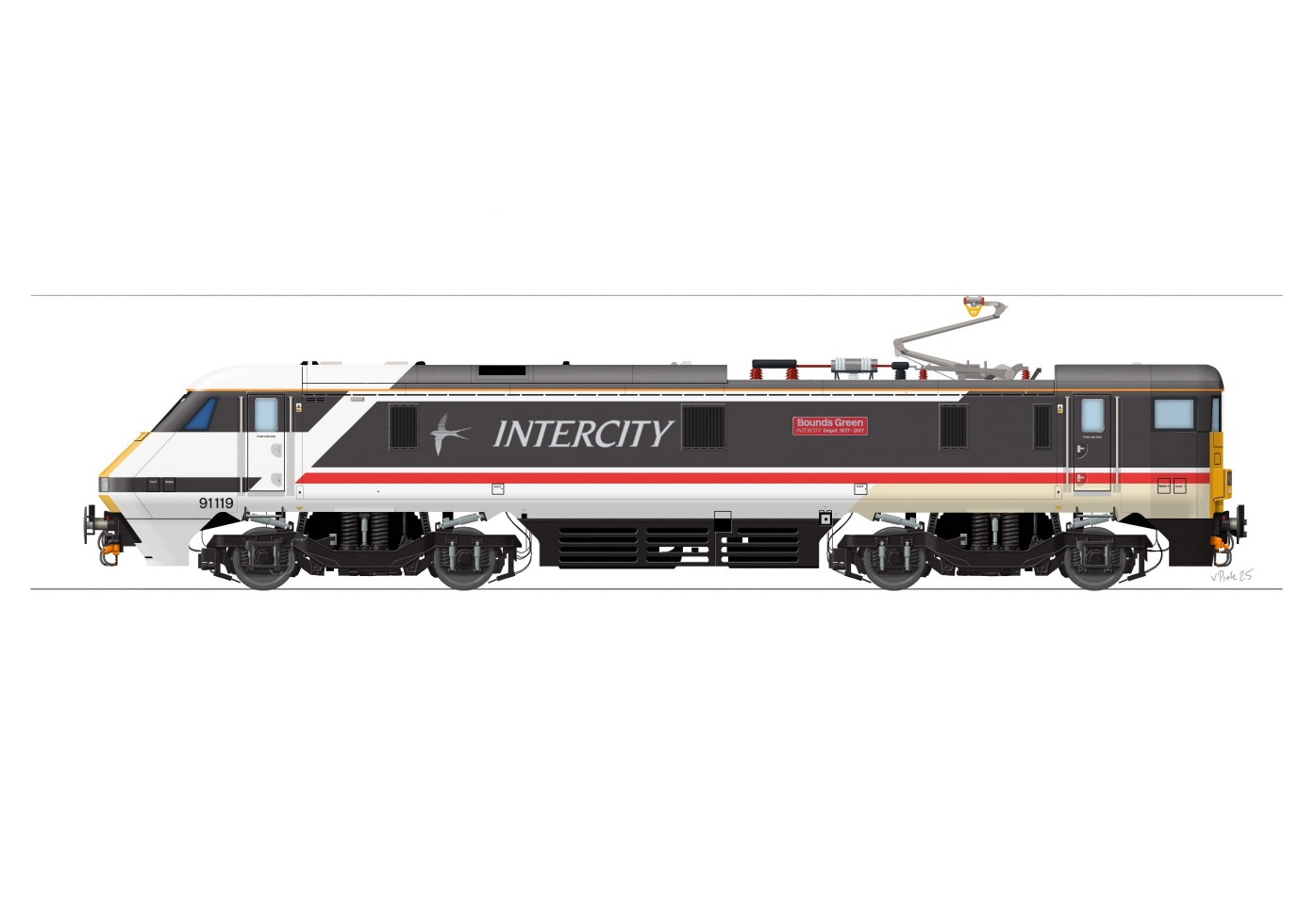 InterCity Swallow Print